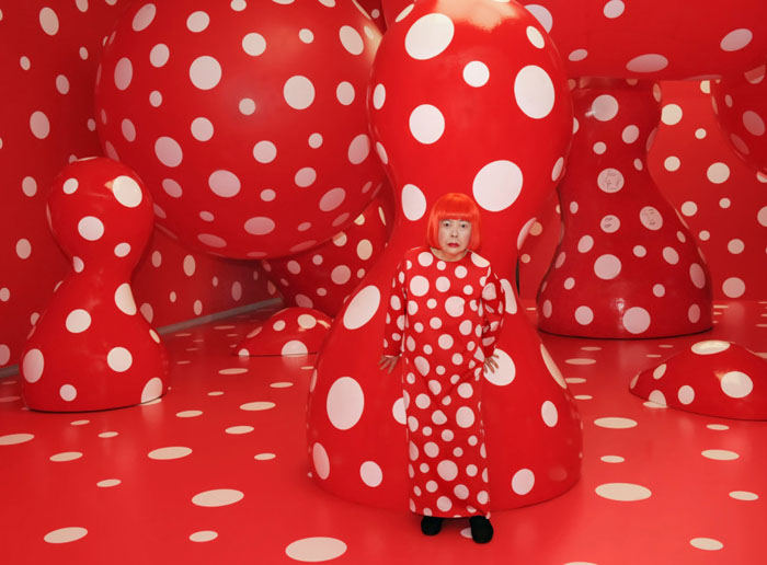 Yayoi Kusama la artista femenina viva más reconocida del mundo